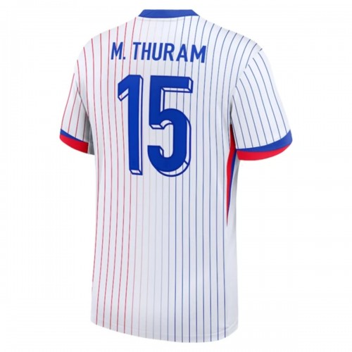 Seconda Maglia Francia M. Thuram 15 Euro 2024 Seconda Maglia Francia M. Thuram 15 Euro 2024